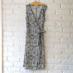 DKNY Blue/white Wrap Dress